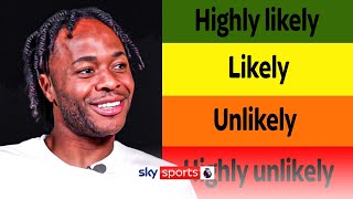 How likely are you to finish your career at rightback  Raheem Sterling ANSWERS all 😂 [upl. by Deer]