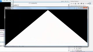 OpenGL Hello World Triangle [upl. by Lunnete]