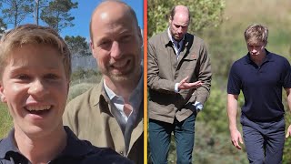 Robert Irwin INTERVIEWS Prince William While Hiking [upl. by Kluge]