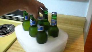 Solid Ice Beer Caddy in action [upl. by Ayot]