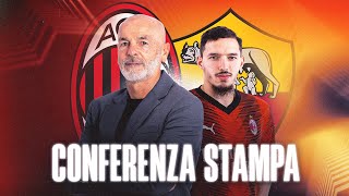 MilanRoma  Mister Pioli e Ismaël Bennacer in conferenza stampa  EuropaLeague [upl. by Atiekahs958]