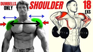 18 BEST SHOULDERS WITH DUMBELLS ONLY  Les meilleurs exercises musculation épaules avec haltères [upl. by Osrock107]