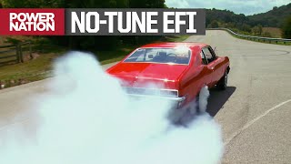 Converting a Carbureted Small Block to EFI on a Chevy Nova  Detroit Muscle S3 E22 [upl. by Tarfe]