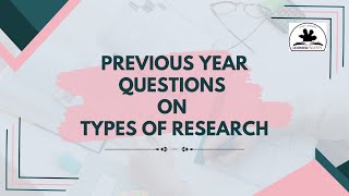 TYPES OF RESEARCH Quiz Part 1 [upl. by Godwin]