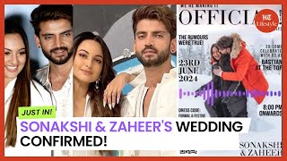 Sonakshi Sinha amp Zaheer Iqbal Wedding Confirmed Leaked Audio Invite Details   Bollywood Update [upl. by Enybor]