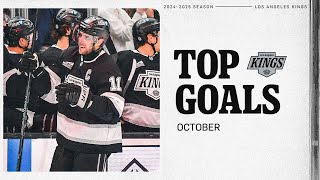 Top LA Kings Goals from October  2425 Season Highlights [upl. by Alcott196]