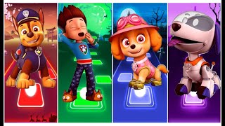 Chase 🌟 Ryder 🌟 Skye 🌟 Robo Dog ☄️ PAW PATROL ☄️ Tiles Hop EDM Rush [upl. by Akcirret]