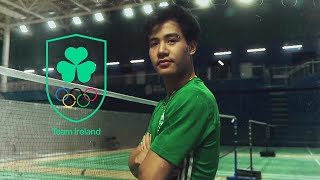 Nhat Nguyen  Badminton  Team Ireland Athlete Profiles [upl. by Adnihc]