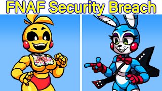 Friday Night Funkin VS FNAF Security Breach Concepts  Roxanne Wolf Glamrock Chica FNF Mod [upl. by Eilatam]