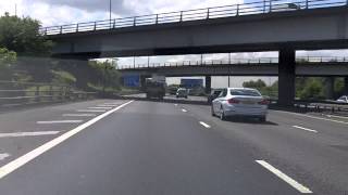 UK Motorways Onboard  M40 S to M25 J11 [upl. by Daisy653]