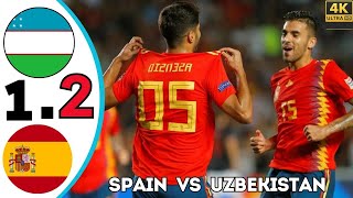 Uzbekistan vs Spain 12 2024  Football Paris 2024 Olympics [upl. by Ajssatan]