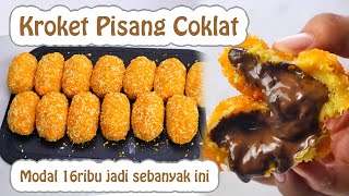 BUATNYA SESIMPLE ITU  RESEP MUDAH BUAT KROKET PISANG COKLAT LUMER [upl. by Iva]