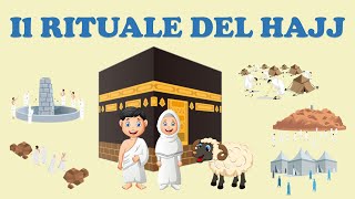 Il rituale del Hajj  pellegrinaggio islamico  Riassunto delle fasi del rituale del hajj [upl. by Crichton621]