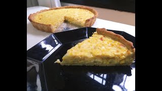 TARTA de CHOCLO CREMOSO y QUESO 🧀 🌽 Receta CON CHOCLO CREMOSO EN LATA RAPIDA 🚀 ⭐ [upl. by Nadroj276]