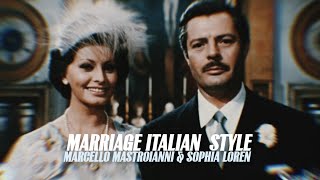 Marriage Italian Style  Matrimonio allitaliana  Marcello Mastroianni amp Sophia Loren Clip [upl. by Arley442]