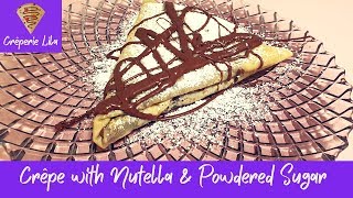 How to make Crepes  Crepes with Nutella amp Powdered Sugar  Crepes Recipe  Food [upl. by Struve686]