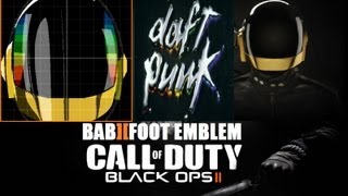 COD Black Ops 2 Emblem Tutorial  Daft Punk [upl. by Nybbor]