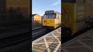 50008  47714  Hanson and Hall Class 50 drags 47714 through Northallerton [upl. by Lewin]