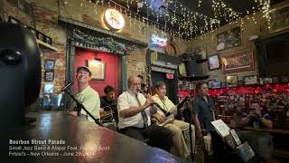 Small Jazz Band amp Alapar feat Richard Scott  Bourbon Street Parade  NOLA 2024 [upl. by Ahsiken]