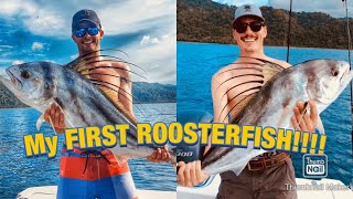 Catching Roosterfish in Golfito Costa Rica  Zancudo Charters [upl. by Jezabella]