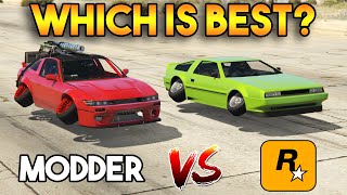 GTA 5 DELUXO VS MODDER FLYING CARROCKSTAR GAMES VS MODDER [upl. by Ecnesse324]