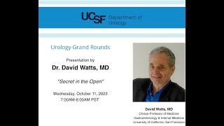 UCSF Urology Grand Rounds October 11 2023 [upl. by Tray]