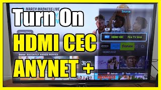 How to Turn On HDMI CEC amp Anynet  on amp Control Devices with Old Samsung TV Fast Tutorial [upl. by Coheman431]