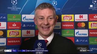 quotThis is what Manchester United doquot Solskjaer reacts to incredible victory [upl. by Bacchus197]