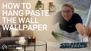 How To Hang Paste The Wall Wallpaper [upl. by Sofer]