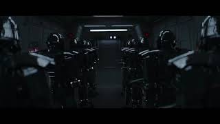 Luke Skywalker Hallway Scene REEDITED w Lukes Fight Theme  The Mandalorian [upl. by Hsizan]