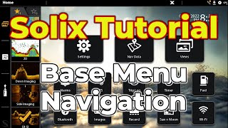 How to Navigate the Basic Menu of the Humminbird Solix  Humminbird Solix Tutorial [upl. by Crutcher]