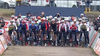 Cyclocross Zonhoven Men Elite 50fps 07 Jan 2024 [upl. by Ahsiened]