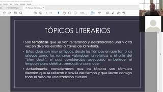 II° medio Tutoría de Lenguaje Tópicos literarios 0411 [upl. by Ecile601]