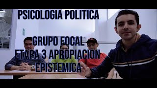 PSICOLOGIA POLITICAETAPA 3 APROPIACION EPISTEMICA [upl. by Anile872]