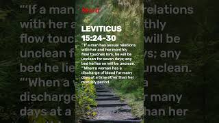 Leviticus 152430 The Path to Purity and Holiness Unveiled  A Journey Through the Bible leviticus [upl. by Laryssa167]