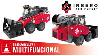 MINICARGADORES Multifuncionales INSERO Equipment Chile Expo EDIFICA [upl. by Adlesirhc]