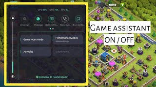 How to hide off game assistant game space on realme narzo 30 5G and android mobiles [upl. by Gayel64]