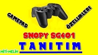 GamePad Snopy SG401  Tanıtım USBli Oyun Kolu [upl. by Toma]