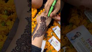 Signature work  2024 hassanmehndiexpert mehndi hennadesign henna hennaart [upl. by Koosis]