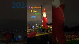 Abpaddeln Lichterfahrt 2024 beim Hanseat Hamburg [upl. by Nirehtak]