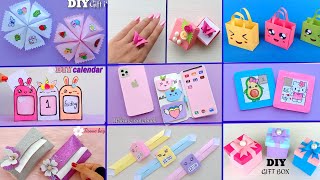 9 EASY CRAFT IDEAS  School Craft Idea  DIY Origami Craft  School hacks  Paper mini gift idea [upl. by Pucida748]