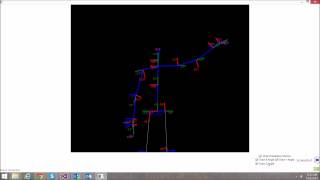 Kinect for Windows v2 JointOrientation Visualizer Demo [upl. by Mose14]