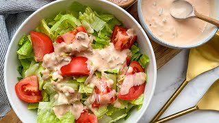 Homemade Thousand Island Dressing Recipe [upl. by Rudwik]