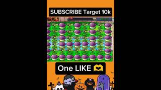 Fume shrooms and Gatling pea vs zombies pvz gameplay pvsz plantsvszombies gaming endlesssurvival [upl. by Meekah5]