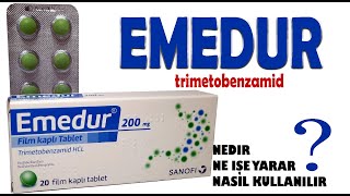 Emedur Tablet Nedir Niçin Kullanılır Nasıl Kullanılır Yan Etkileri Nelerdir [upl. by Asselim]