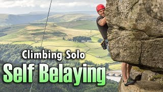 How to Safely Solo Belay using a GriGri Micro Traxion [upl. by Ainoyek]