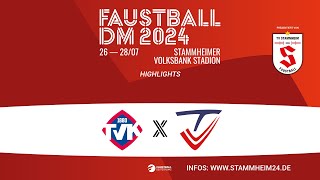 HIGHLIGHTS Faustball DM 2024  Spiel um Platz 3 TV 1880 Käfertal [upl. by Niltac]