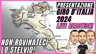 LIVE REACTION PERCORSO GIRO D’ITALIA 2024  Lo Stelvio sarà tagliato anche quest anno [upl. by Anitsrihc923]