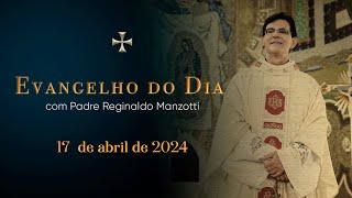 EVANGELHO DO DIA  17042024  Jo 6 3540  PadreManzottiOficial [upl. by Dickenson]