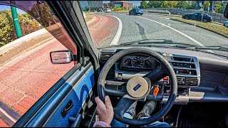 1996 Fiat Cinquecento  09 ie S 39 hp  POV Test Drive [upl. by Odoric]